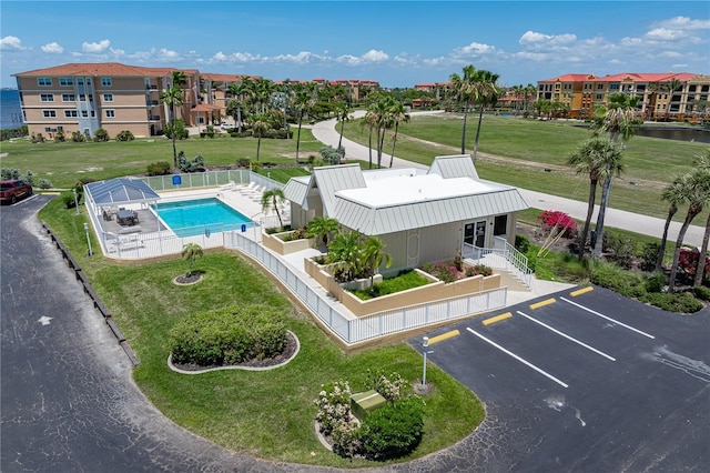 101 N Marion Ct Unit 133, Punta Gorda, FL 33950 - bird's eye view of a pool