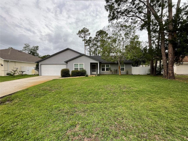 41 Brewster Ln, Palm Coast, FL 32137 - ranch-style house featuring concrete driveway and an attached garage