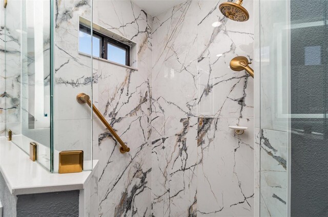 541 Wekiva River Ct Unit 94, Englewood, FL 34223 - bathroom with a marble finish shower