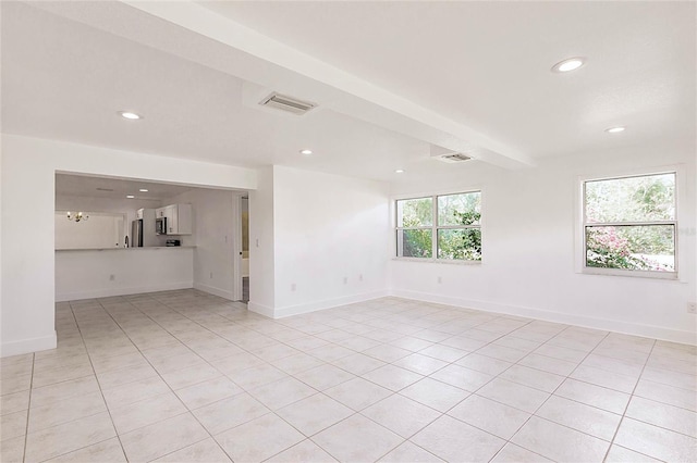 3129 Buttonwood Pl, Punta Gorda, FL 33950 - unfurnished room featuring recessed lighting, light tile patterned floors, and baseboards