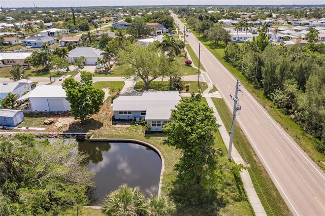 3129 Buttonwood Pl, Punta Gorda, FL 33950 - aerial view of residential area featuring a large body of water