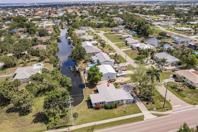 3129 Buttonwood Pl, Punta Gorda, FL 33950 - aerial perspective of suburban area featuring a large body of water