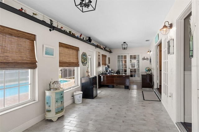 425 Corrientes Cir, Punta Gorda, FL 33983 - sunroom featuring french doors