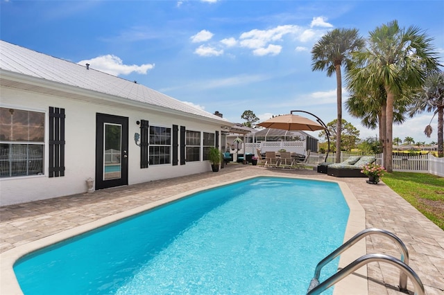 425 Corrientes Cir, Punta Gorda, FL 33983 - view of swimming pool with a patio area