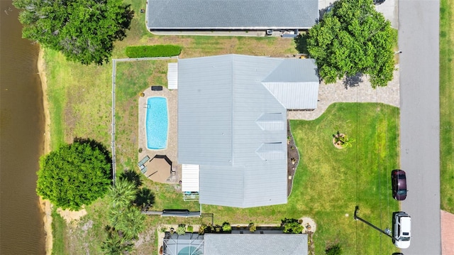 425 Corrientes Cir, Punta Gorda, FL 33983 - drone / aerial view of a pool