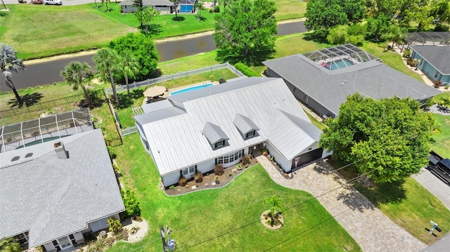 425 Corrientes Cir, Punta Gorda, FL 33983 - view from above of property featuring a large body of water