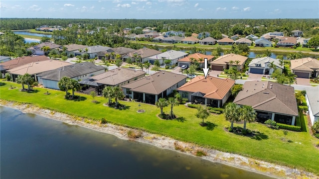 1470 Hyssop Loop, North Port, FL 34289 - aerial view of residential area with a nearby body of water