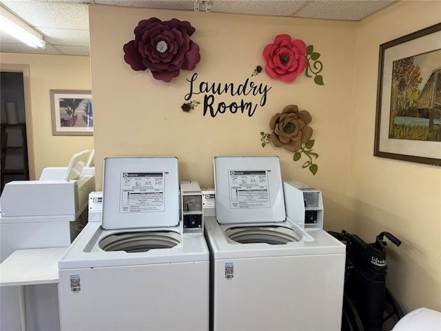 2437 Harbor Blvd Unit 106, Port Charlotte, FL 33952 - laundry room with washer and dryer