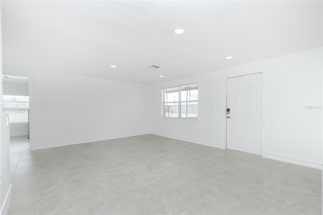 416 Allen St, Punta Gorda, FL 33950 - empty room featuring recessed lighting and baseboards
