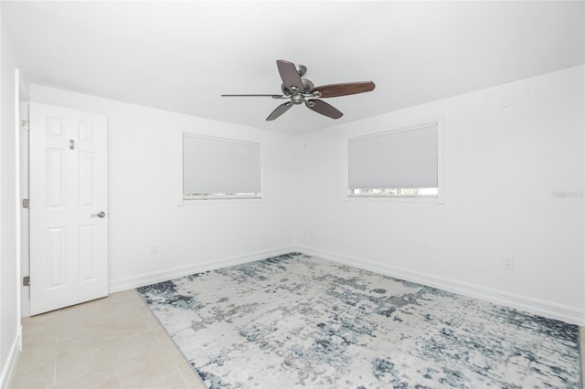 416 Allen St, Punta Gorda, FL 33950 - spare room with ceiling fan and baseboards