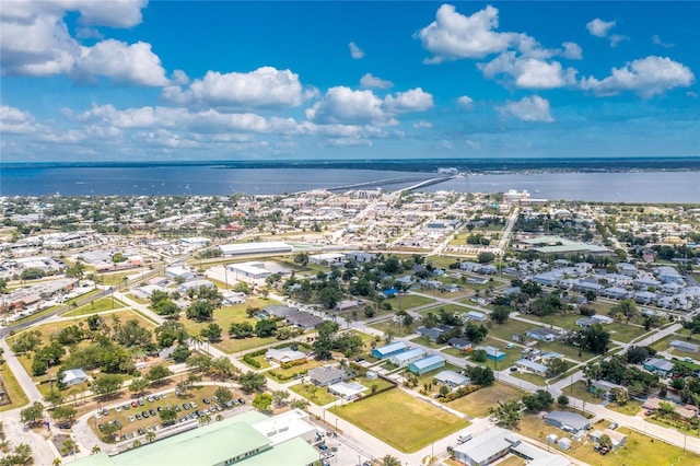 416 Allen St, Punta Gorda, FL 33950 - aerial view of residential area with a large body of water and a notable bridge