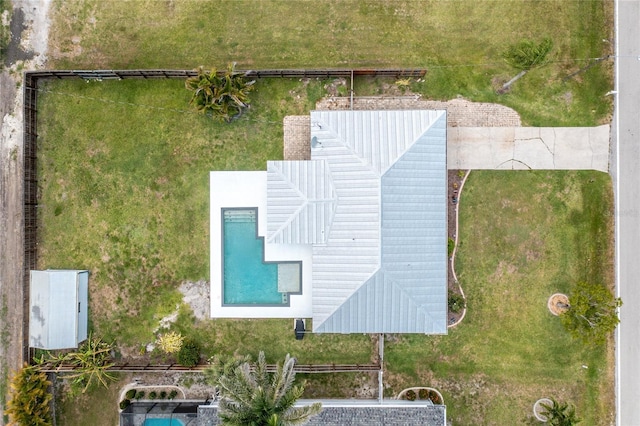 416 Allen St, Punta Gorda, FL 33950 - aerial view of a pool