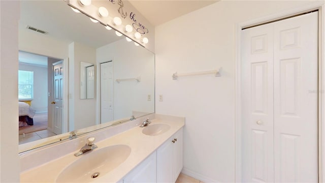 2002 Bal Harbor Blvd Unit 1712, Punta Gorda, FL 33950 - full bath featuring a closet, double vanity, and ensuite bath