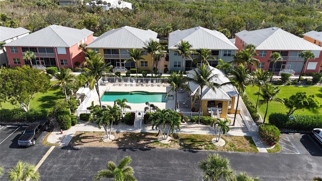 2002 Bal Harbor Blvd Unit 1712, Punta Gorda, FL 33950 - aerial perspective of suburban area with a pool