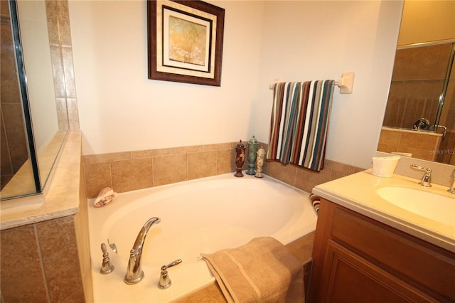 13256 Creekside Ln, Port Charlotte, FL 33953 - bathroom with vanity and a garden tub