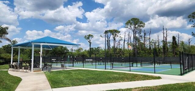 13256 Creekside Ln, Port Charlotte, FL 33953 - view of tennis court