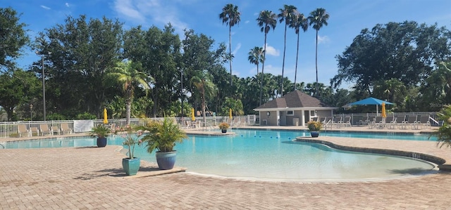 13256 Creekside Ln, Port Charlotte, FL 33953 - community pool with a patio area