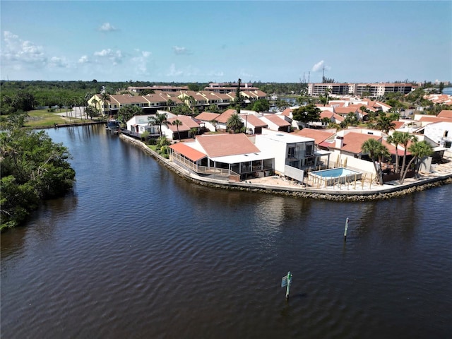 25188 Marion Ave Unit 1, Punta Gorda, FL 33950 - aerial perspective of suburban area featuring a large body of water