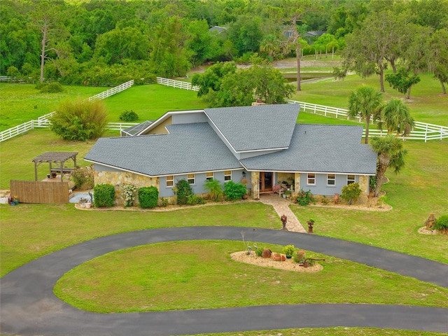 5600 Blackjack Ct S, Punta Gorda, FL 33982 - aerial view of property and surrounding area with a forest