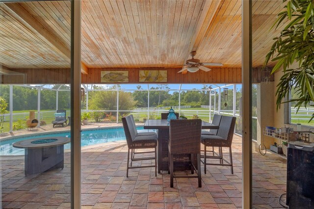 5600 Blackjack Ct S, Punta Gorda, FL 33982 - view of sunroom