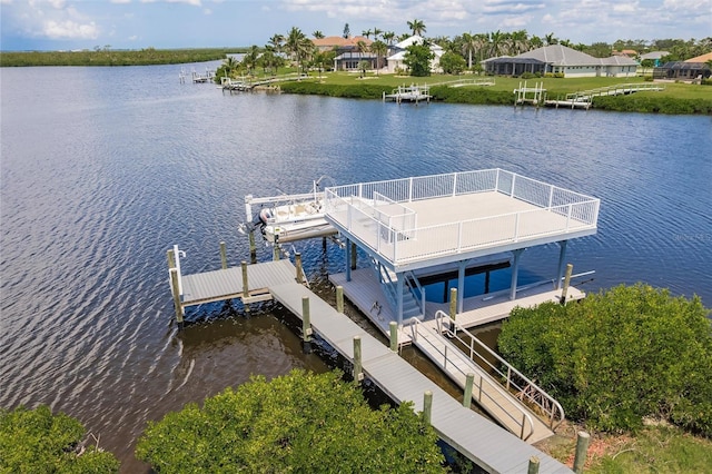 5061 Collingswood Blvd, Port Charlotte, FL 33948 - dock area with a water view