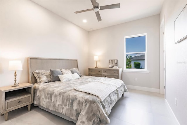 5061 Collingswood Blvd, Port Charlotte, FL 33948 - bedroom featuring baseboards and ceiling fan
