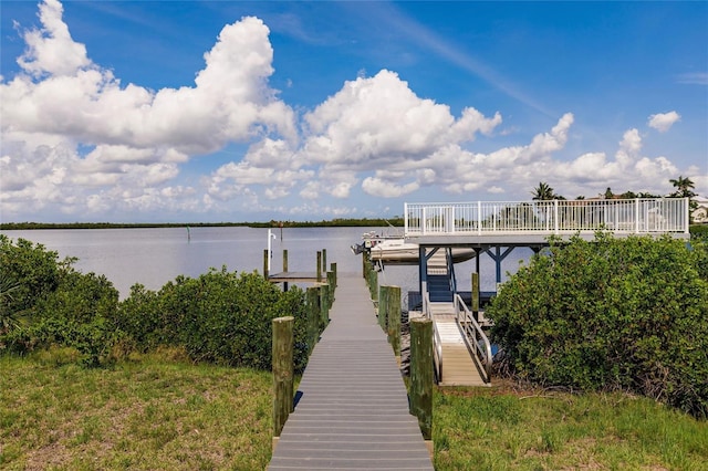 5061 Collingswood Blvd, Port Charlotte, FL 33948 - dock featuring a water view