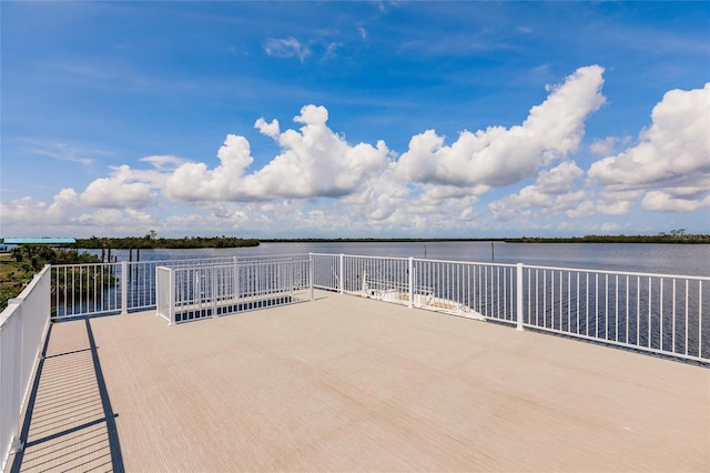 5061 Collingswood Blvd, Port Charlotte, FL 33948 - view of patio / terrace with a water view