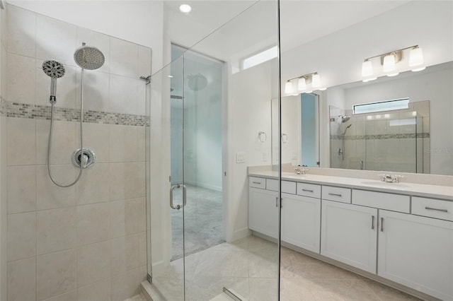 16053 Rosemallow Ln, Alva, FL 33920 - full bath with a stall shower and double vanity