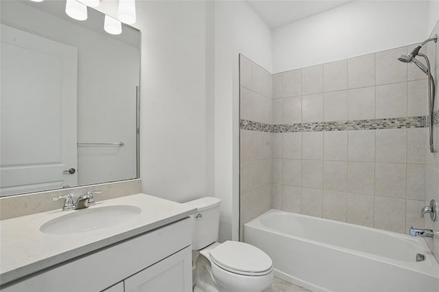 16053 Rosemallow Ln, Alva, FL 33920 - full bath with vanity, toilet, and washtub / shower combination