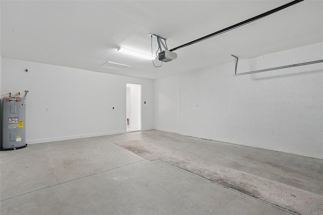 16053 Rosemallow Ln, Alva, FL 33920 - garage with water heater and a garage door opener