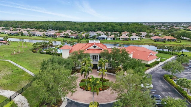16053 Rosemallow Ln, Alva, FL 33920 - aerial perspective of suburban area with a nearby body of water