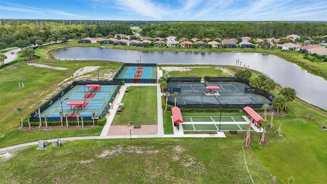 16053 Rosemallow Ln, Alva, FL 33920 - aerial view of residential area with a large body of water