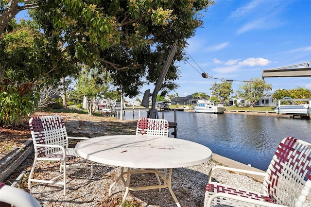 125 Small St SE, Port Charlotte, FL 33952 - dock area with a water view