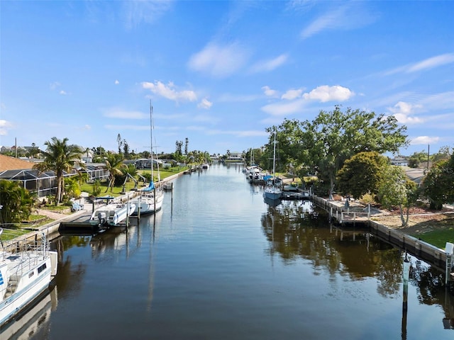 125 Small St SE, Port Charlotte, FL 33952 - water view with a dock