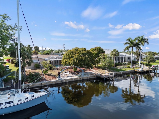 125 Small St SE, Port Charlotte, FL 33952 - dock with a water view