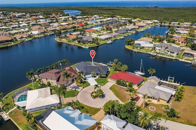 261 Venezia Ct, Punta Gorda, FL 33950 - aerial view of residential area with a nearby body of water