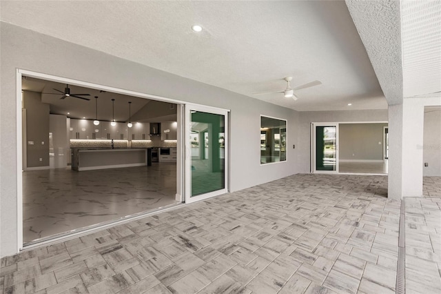 261 Venezia Ct, Punta Gorda, FL 33950 - view of patio / terrace with ceiling fan