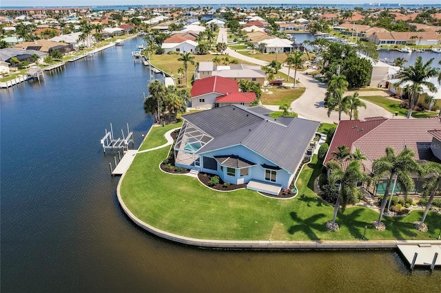 261 Venezia Ct, Punta Gorda, FL 33950 - aerial view of residential area featuring a large body of water
