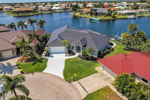 261 Venezia Ct, Punta Gorda, FL 33950 - aerial view of residential area featuring a nearby body of water