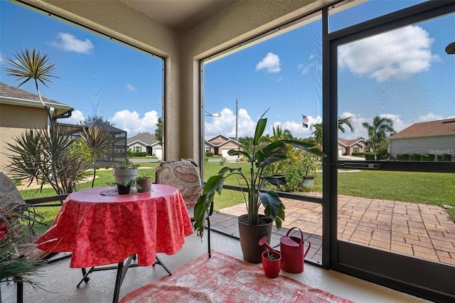 25008 Lalique Pl, Punta Gorda, FL 33950 - sunroom / solarium with a textured wall