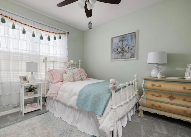 25008 Lalique Pl, Punta Gorda, FL 33950 - carpeted bedroom with ceiling fan