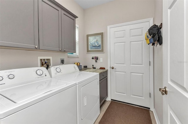 24358 Folkstone Ave, Punta Gorda, FL 33980 - washroom with cabinet space and washer and clothes dryer