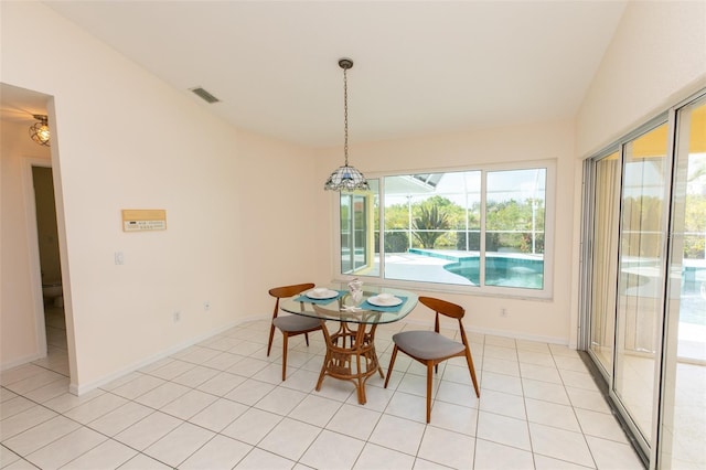 3506 Saint Florent Ct, Punta Gorda, FL 33950 - dining room featuring light tile patterned floors and a sunroom