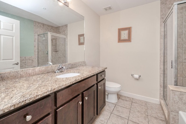 2001 Bal Harbor Blvd Unit 2306, Punta Gorda, FL 33950 - full bath featuring vanity, tile patterned flooring, and a shower stall