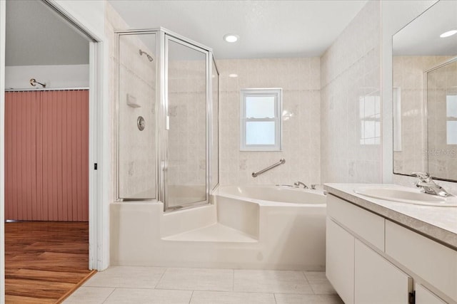 7334 N Tulip Tree, Punta Gorda, FL 33955 - bathroom with vanity and tile patterned floors
