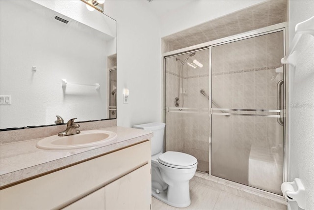 7334 N Tulip Tree, Punta Gorda, FL 33955 - full bathroom with toilet, vanity, and a shower stall