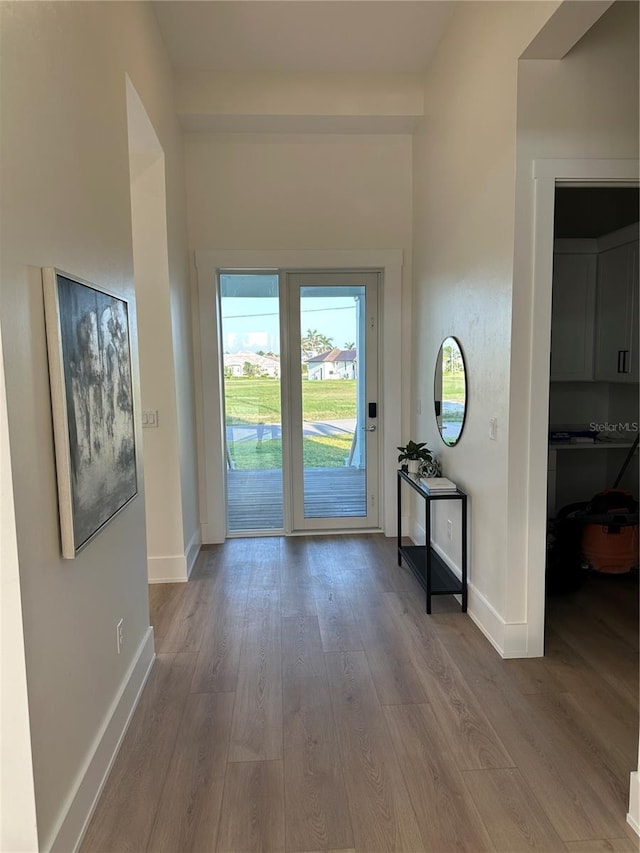 3548 Mondovi Ct, Punta Gorda, FL 33950 - entryway with wood finished floors and baseboards