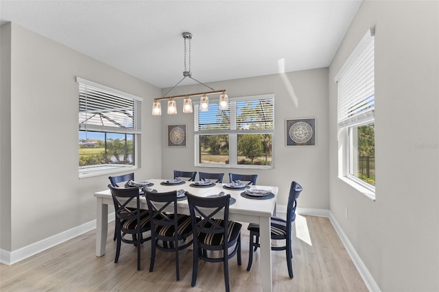 19821 Montenero Way, Venice, FL 34293 - dining area featuring light wood finished floors and baseboards