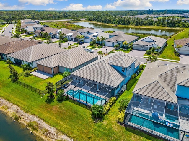 19821 Montenero Way, Venice, FL 34293 - aerial view of residential area with a large body of water
